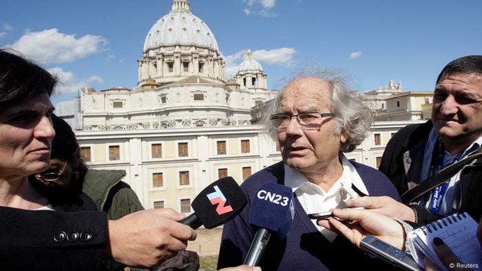 Adolfo Perez Esquivel Audienz beim Papst
