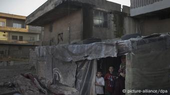 Syrische Flüchtlinge in einer Unterkunft in der Stadt Bar Elias, im libanesischen Bekaa-Tal. (Foto: Melnikov/RIA Novosti)