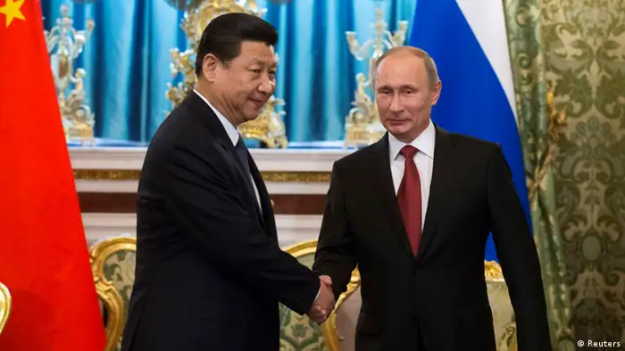 China Xi Jinping mit Putin in Moskau 22.03.2013
