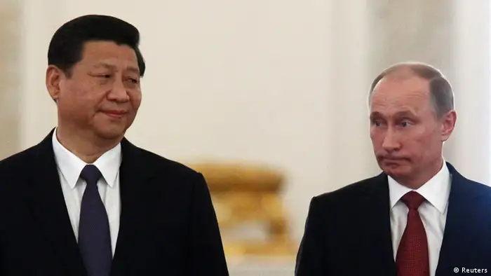 China Xi Jinping mit Putin in Moskau 22.03.2013