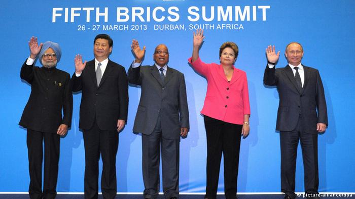 Die Staats- und Regierungscheefs der BRICS-Länder (Foto: picture alliance/dpa)