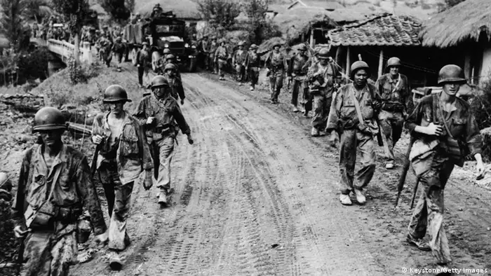 Korea Krieg 1950 US Soldaten Rückzug