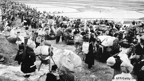 Korea Krieg 1951 Flüchtlinge