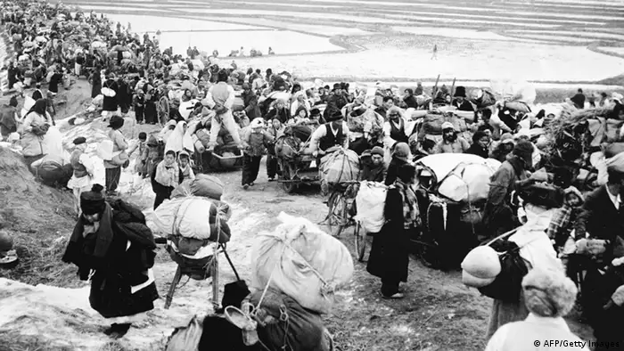 Korea Krieg 1951 Flüchtlinge