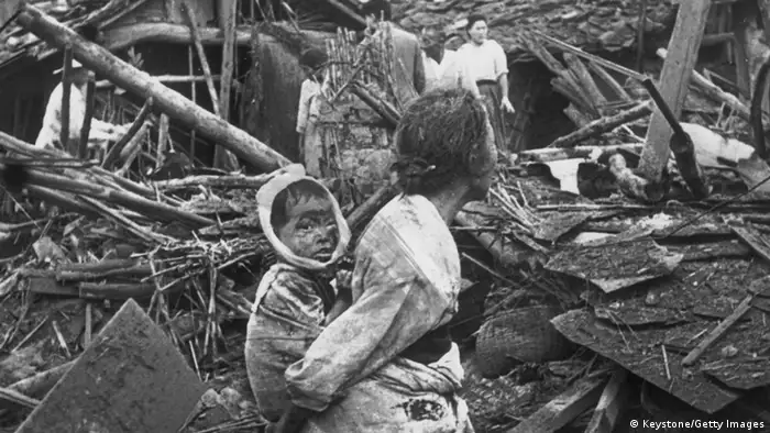 Korea Krieg 1950 Flüchtlinge in Pjongjang