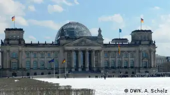 Bundestag Berlin Reichstagsgebäude. Copyright: DW/Kay-Alexander Scholz