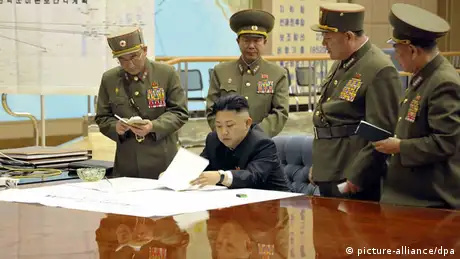 While no one can say with any certainty just how large the reclusive state's artillary capabilities are, a close study of this 2013 photograph of leader Kim Jung Un and his generals reportedly revealed that the North had a minimum of 40 submarines, 13 landing ships, 6 minesweepers, 27 support vessels and 1,852 aircrafts. Those numbers are likely to have risen significantly since.