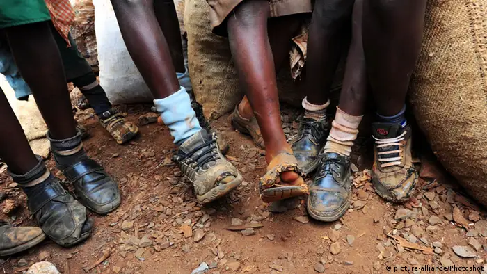 Kinder in den Slums von Nairobi