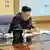 A picture released by the North Korean Central News Agency (KCNA) on 29 March 2013 shows North Korean leader Kim Jong-un