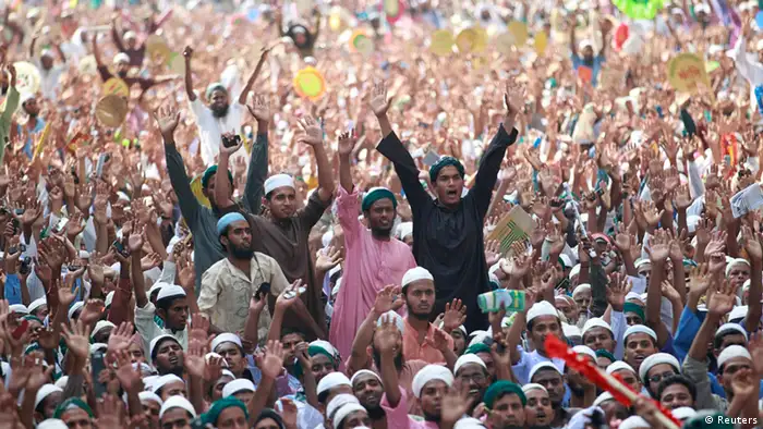 Bangladesch Islamisten Demonstration Religionsgesetze
