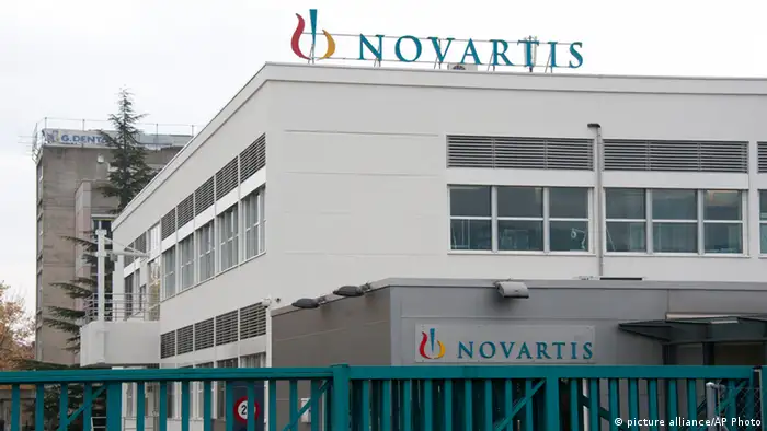 FILE - The Oct. 25, 2011 file photo shows a Novartis production site in Nyon, Switzerland. On Wednesday, Jan. 23, 2013 Swiss drug maker Novartis AG reported a jump in fourth-quarter net profit to us$ 2.08 billion, citing the lack of a US$ 900-million one-time charge it took in the same period the previous year. Net profit during the final quarter of last year rose 72 percent from the US$ 1.21 billion net profit posted in the final three months of 2011, when the Basel-based company took a hit from ending its clinical study into wider uses of the hypertension drug Tekturna. (AP Photo/Keystone, Dominic Favre)