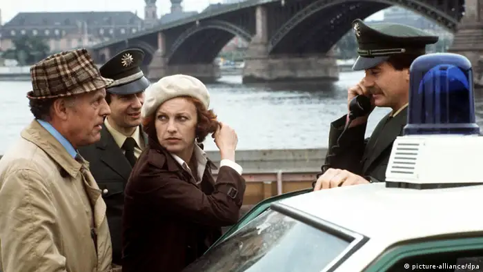 Nicole Heesters in einer Szene als Tatort-Kommissarin Marianne Buchmüller
