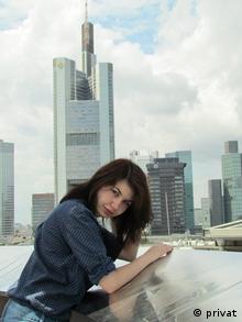 Russische Studentin Alina in Frankfurt (Foto: Bianca von der Au)