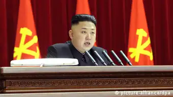 Nordkorea Kim Jong-un Plenarsitzung in Pyongyang