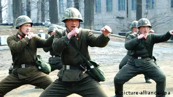 Nordkorea Soldaten Propagandabild