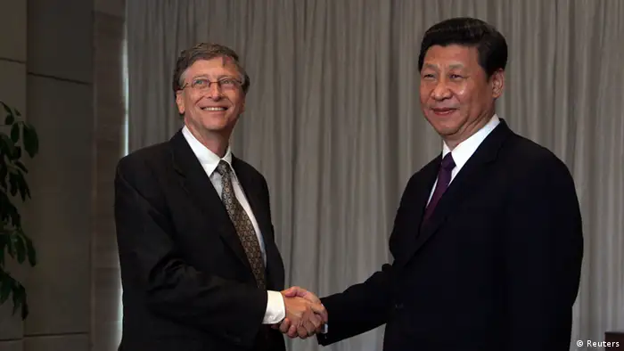Xi Jinping und Bill Gates beim Boao Forum 08.04.2013