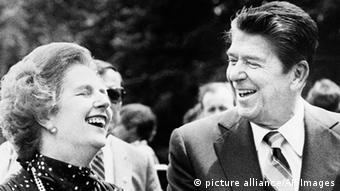 Margaret Thatcher und der damalige US-Präsident Ronald Reagan (Foto: AP)