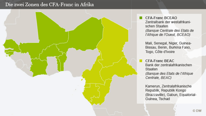 Westafrika Gefangen In Frankreichs Wahrungsunion Afrika Dw 30 01 2019