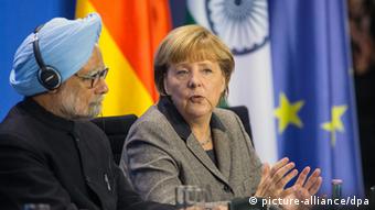 Nemačka kancelarka Angela Merkel se i prilikom susreta sa indijskim premijerom zalagala za veći broj studenata iz inostranstva.