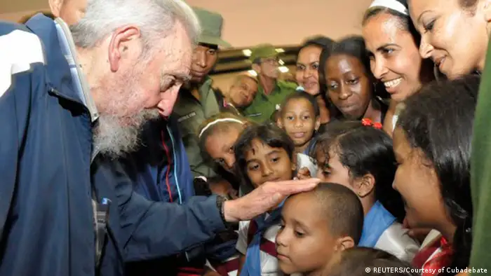 Fidel Castro Besuch Schule 09.04.2013