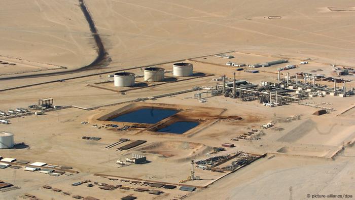 Oil and gas facility of the German company Wintershall in Libya