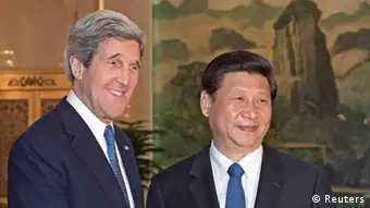US Außenminister Kerry in China Xi Jinping