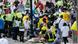 Medical workers aid injured people at the finish line of the 2013 Boston Marathon following an explosion in Boston, Monday, April 15, 2013. Two explosions shattered the euphoria of the Boston Marathon finish line on Monday, sending authorities out on the course to carry off the injured while the stragglers were rerouted away from the smoking site of the blasts. (AP Photo/Charles Krupa) Medical workers aid injured people at the finish line of the 2013 Boston Marathon following an explosion in Boston, Monday, April 15, 2013. Two explosions shattered the euphoria of the Boston Marathon finish line on Monday, sending authorities out on the course to carry off the injured while the stragglers were rerouted away from the smoking site of the blasts. (AP Photo/Charles Krupa)