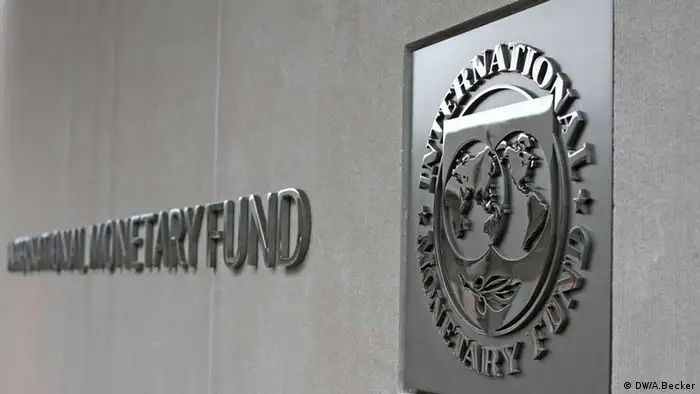 Logo Zentrale IWF in Washington
