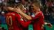 Arjen Robben (L) of Bayern Munich celebrates scoring the side's 2nd goal with team mates Xherdan Shaqiri (C) and Bastian Schweinsteiger during the DFB Cup Semi Final match between Bayern Muenchen and VfL Wolfsburg at Allianz Arena on April 16, 2013 in Munich, Germany. (Photo: Alexander Hassenstein/Bongarts/Getty Images) Arjen Robben (L) of Bayern Munich celebrates scoring the side's 2nd goal with team mates Xherdan Shaqiri (C) and Bastian Schweinsteiger during the DFB Cup Semi Final match between Bayern Muenchen and VfL Wolfsburg at Allianz Arena on April 16, 2013 in Munich, Germany. (Photo: Alexander Hassenstein/Bongarts/Getty Images)