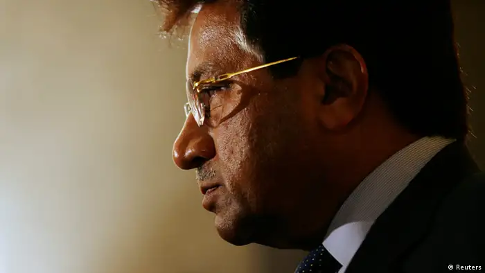 Former Pakistan President Pervez Musharraf meets journalists after attending the CLSA Investors Forum in Hong Kong in this September 15, 2010 file photo. A Pakistani court ordered the arrest of Musharraf on April 18, 2013 in connection with charges relating to his showdown with the judiciary in 2007 when he was still in power, television channels and one of his aides said. REUTERS/Bobby Yip (CHINA - Tags: POLITICS)
