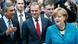 Anshu Jain (L-R), co-Chief Executive of Germany's Deutsche Bank AG, Polish Prime Minister Donald Tusk and German Chancellor Angela Merkel arrive for the presentation of the book "Angela Merkel: Die Kanzlerin und ihre Welt" (Angela Merkel - The Chancellor and Her World) in Berlin, April 22, 2013. REUTERS/Fabrizio Bensch (GERMANY - Tags: POLITICS BUSINESS) Anshu Jain (L-R), co-Chief Executive of Germany's Deutsche Bank AG, Polish Prime Minister Donald Tusk and German Chancellor Angela Merkel arrive for the presentation of the book "Angela Merkel: Die Kanzlerin und ihre Welt" (Angela Merkel - The Chancellor and Her World) in Berlin, April 22, 2013. REUTERS/Fabrizio Bensch (GERMANY - Tags: POLITICS BUSINESS)