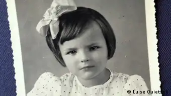 Old photograph of Luise Quietsch as a little girl (Photo: Luise Quietsch) via Monika Griebeler, DW