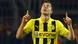 Borussia Dortmund's Robert Lewandowski celebrates after scoring his second goal against Real Madrid during their Champions League semi-final first leg soccer match in Dortmund April 24, 2013. REUTERS/Wolfgang Rattay (GERMANY - Tags: SPORT SOCCER) Borussia Dortmund's Robert Lewandowski celebrates after scoring his second goal against Real Madrid during their Champions League semi-final first leg soccer match in Dortmund April 24, 2013. REUTERS/Wolfgang Rattay (GERMANY - Tags: SPORT SOCCER)