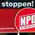 An NPD banner: Photo dpa - Bildfunk