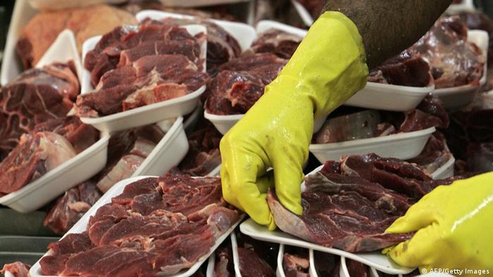 Brasilien Kühlhaus Rindfleischbearbeitung (AFP/Getty Images)