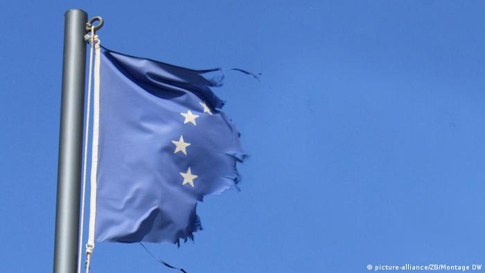 Oštećena EU zastava