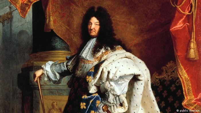 Portrait of France's King XIV, Copyright: public domain