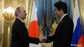Abe bei Putin in Moskau 29.04.2013