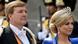 Dutch King Willem-Alexander (L) and his wife Queen Maxima arrive for a religious ceremony at Nieuwe Kerk church in Amsterdam April 30, 2013. The Netherlands is celebrating Queen's Day on Tuesday, which will also mark the abdication of Queen Beatrix and the investiture of her eldest son Willem-Alexander. REUTERS/Dylan Martinez (NETHERLANDS - Tags: POLITICS ENTERTAINMENT ROYALS) Dutch King Willem-Alexander (L) and his wife Queen Maxima arrive for a religious ceremony at Nieuwe Kerk church in Amsterdam April 30, 2013. The Netherlands is celebrating Queen's Day on Tuesday, which will also mark the abdication of Queen Beatrix and the investiture of her eldest son Willem-Alexander. REUTERS/Dylan Martinez (NETHERLANDS - Tags: POLITICS ENTERTAINMENT ROYALS)