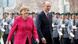 German Chancellor Angela Merkel and Italian Prime Minister Enrico Letta inspect a guard of honour during a welcome ceremony outside the Chancellery in Berlin, April 30, 2013. REUTERS/Tobias Schwarz (GERMANY - Tags: POLITICS) German Chancellor Angela Merkel and Italian Prime Minister Enrico Letta inspect a guard of honour during a welcome ceremony outside the Chancellery in Berlin, April 30, 2013. REUTERS/Tobias Schwarz (GERMANY - Tags: POLITICS)