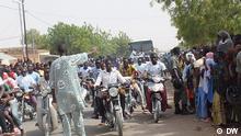 1. Mai, Tag der Arbeit. Demonstration. 01.05.2013, Zinder, Nigeria Copyright: DW via Yahouza Sadissou, Hausa Redaktion