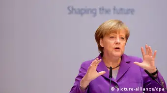 Symbolbild angela Merkel Shaping the future