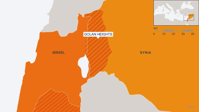 07.05.2013 DW online Karte Karussell Israel Syrien Golan eng