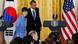 U.S. President Barack Obama and South Korea's President Park Geun-hye depart a joint news conference in the East Room of the White House in Washington, May 7, 2013. REUTERS/Kevin Lamarque (UNITED STATES - Tags: POLITICS) U.S. President Barack Obama and South Korea's President Park Geun-hye depart a joint news conference in the East Room of the White House in Washington, May 7, 2013. REUTERS/Kevin Lamarque (UNITED STATES - Tags: POLITICS)