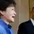Park-Geun Hye y Barack Obama. (Archivo).