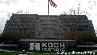 The Koch Industries Inc. headquarters is shown Monday, Nov. 14, 2005, in Wichita, Kan. In an announcement Sunday, paper products giant Georgia-Pacific Corp., the maker of Brawny paper towels and Angel Soft tissue, is being acquired for more than $13 billion by Koch Industries Inc., the nation's second-biggest private company. (AP Photo/Larry W. Smith)