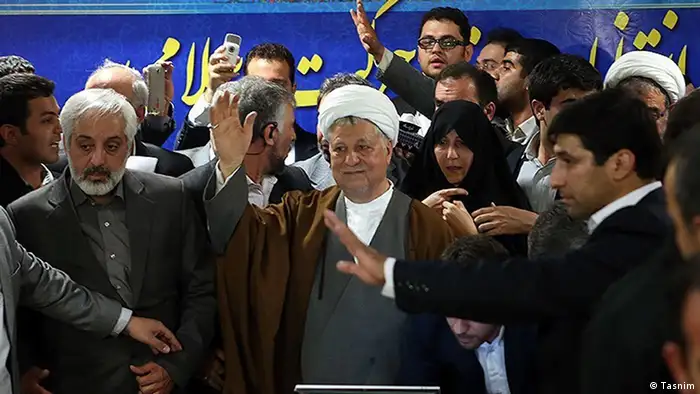 Bildbeschreibung: Präsidentschaftswahl im Iran 2013. Akbar Hashemi Rafsanjani ist der Vorsitzender des Expertensrat im Iran. Schlagworte: Iran, Präsidentschaftswahl Lizenzfrei: Tasnim