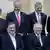 Von links nach rechts: Mervyn King, Leiter der Bank of England, Jim Flaherty, Kanadas Finanzminister, Wolfgang Schäuble FDeutschlands Finanzminister und Taro Aso, Japans Finanzminister beim G7 Treffen in England. (Foto: Getty images)