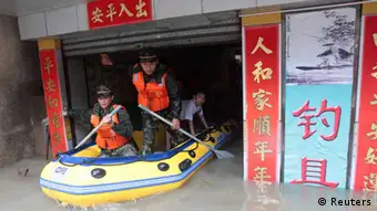China Sturm und Überschwemmungen