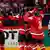Schweizer Eishockeyspieler bejubeln ein Tor beim WM-Halbfinalsieg gegen die USA. Foto: Reuters
